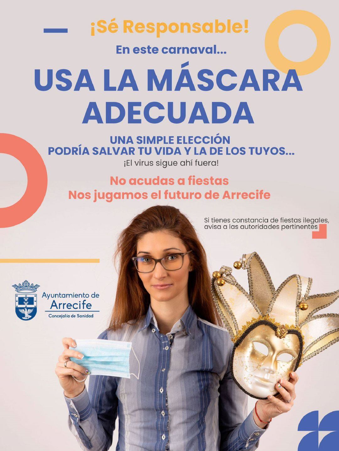 Cartel de la campaña de Arrecife.
