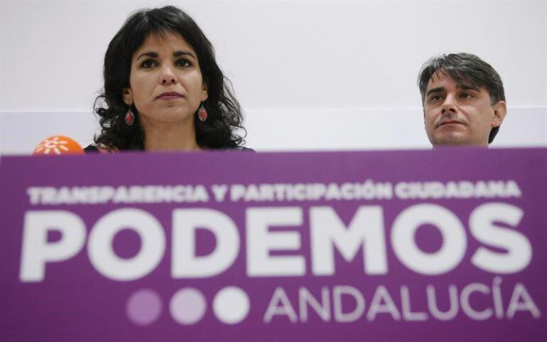 La secretaria general de Podemos en Andalucía, Teresa Rodríguez.