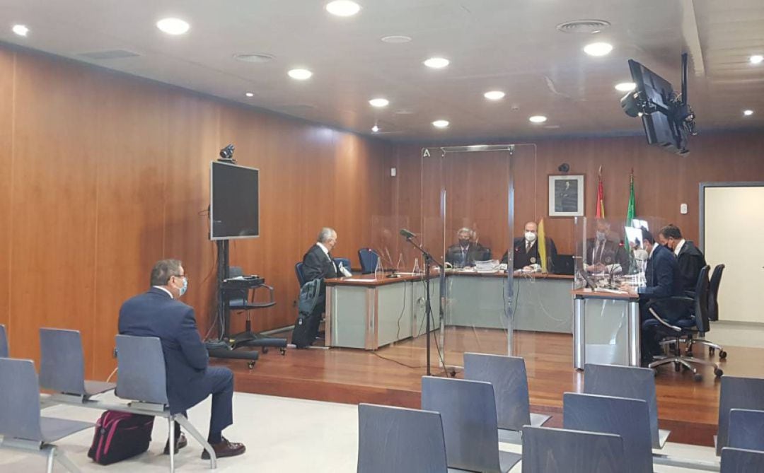 Antonio Moreno durante el juicio en la Audiencia de Málaga