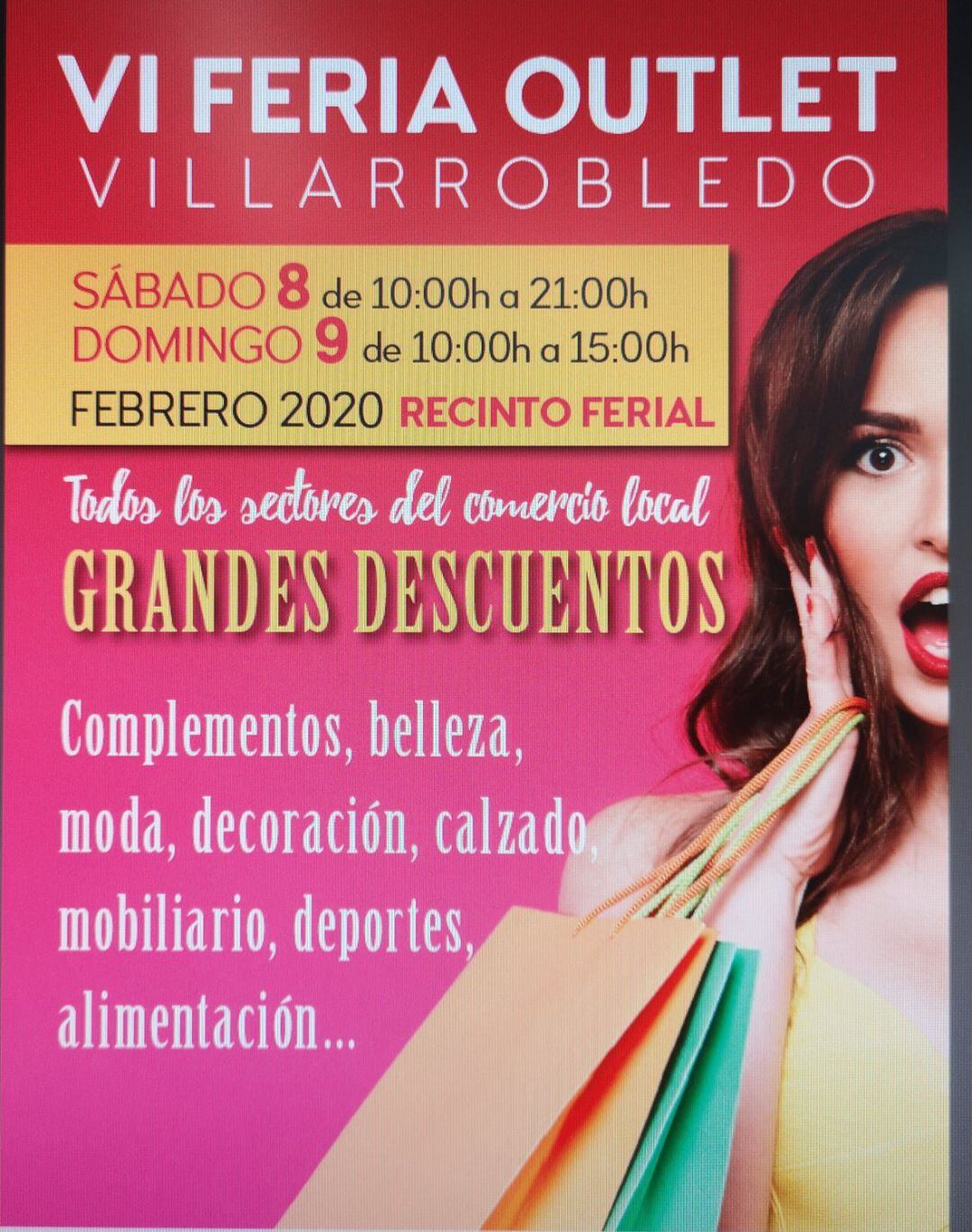 Cartel oficial de la VI Feria del Outlet