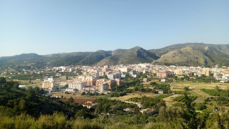 Pedreguer desde los molinos.