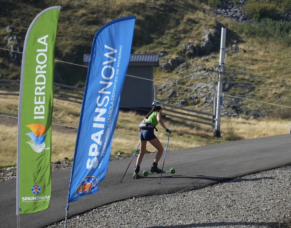 Rollersqui en el Stadium de Candanchú