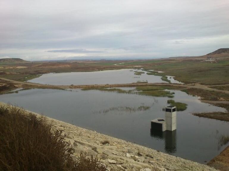 Vista del embalse de San Salvador