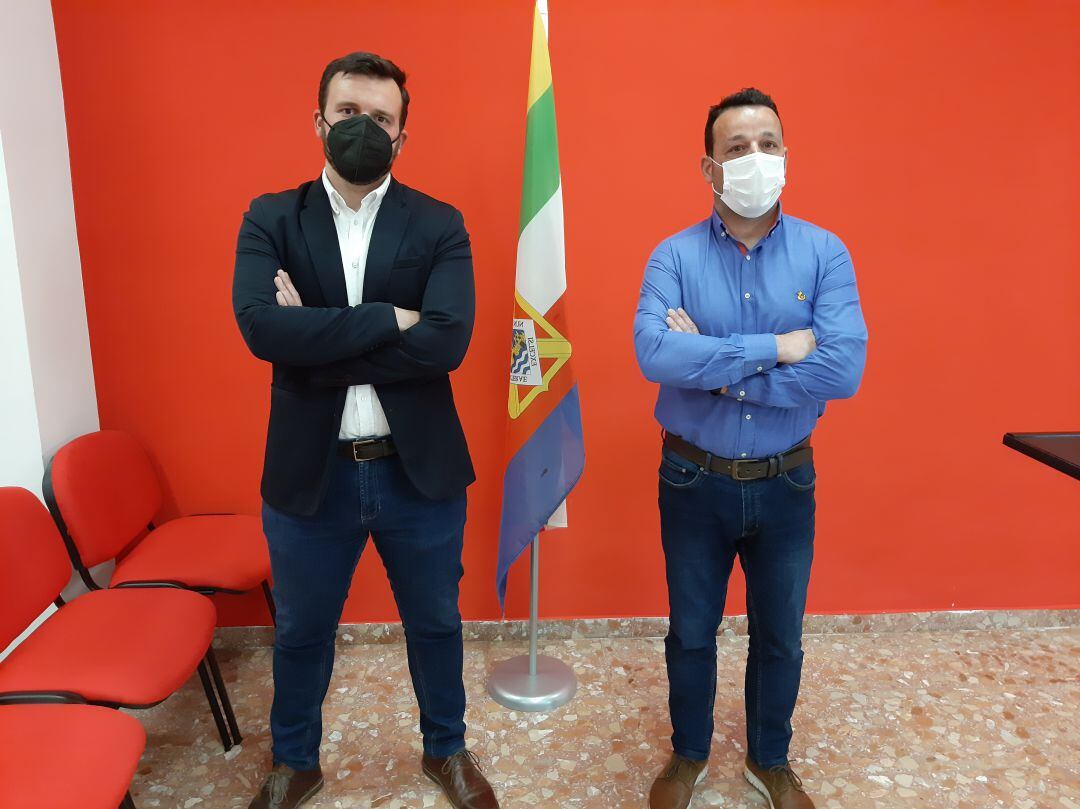 Rafael Sampedro y Javier Perales.