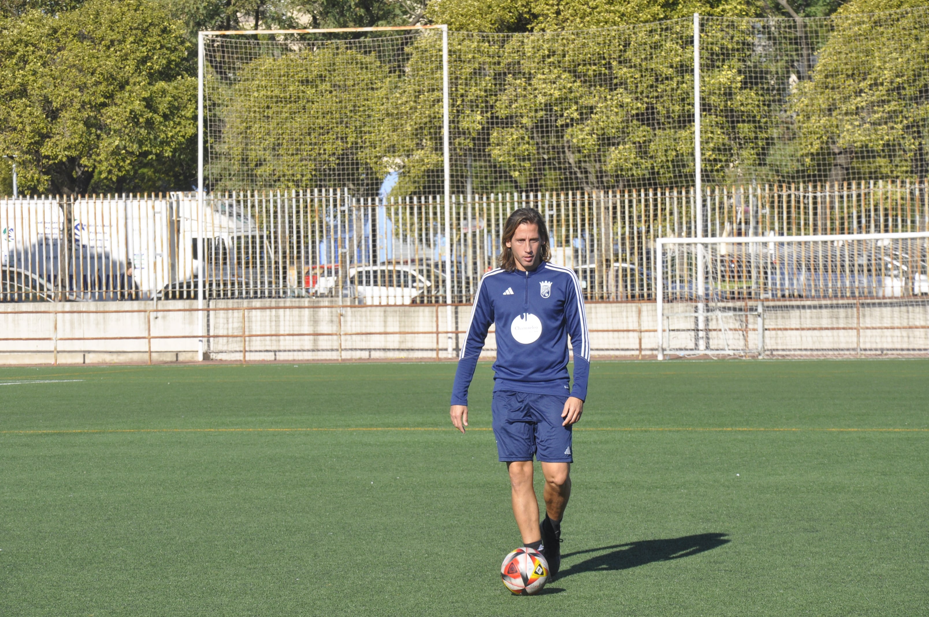 Checa durante un entrenamiento en La Granja