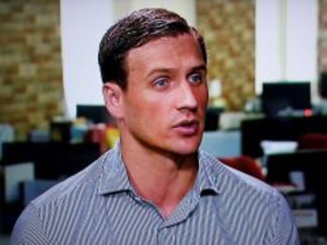 Ryan Lochte en su entrevista a Globo TV donde contó lo ocurrido.
