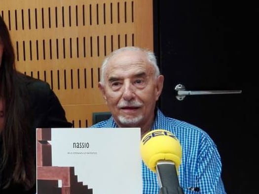 El artista Nassio Bayarri en una visita, en el año 2019, al programa Hoy por Hoy Locos por Valencia, de la Cadena SER.