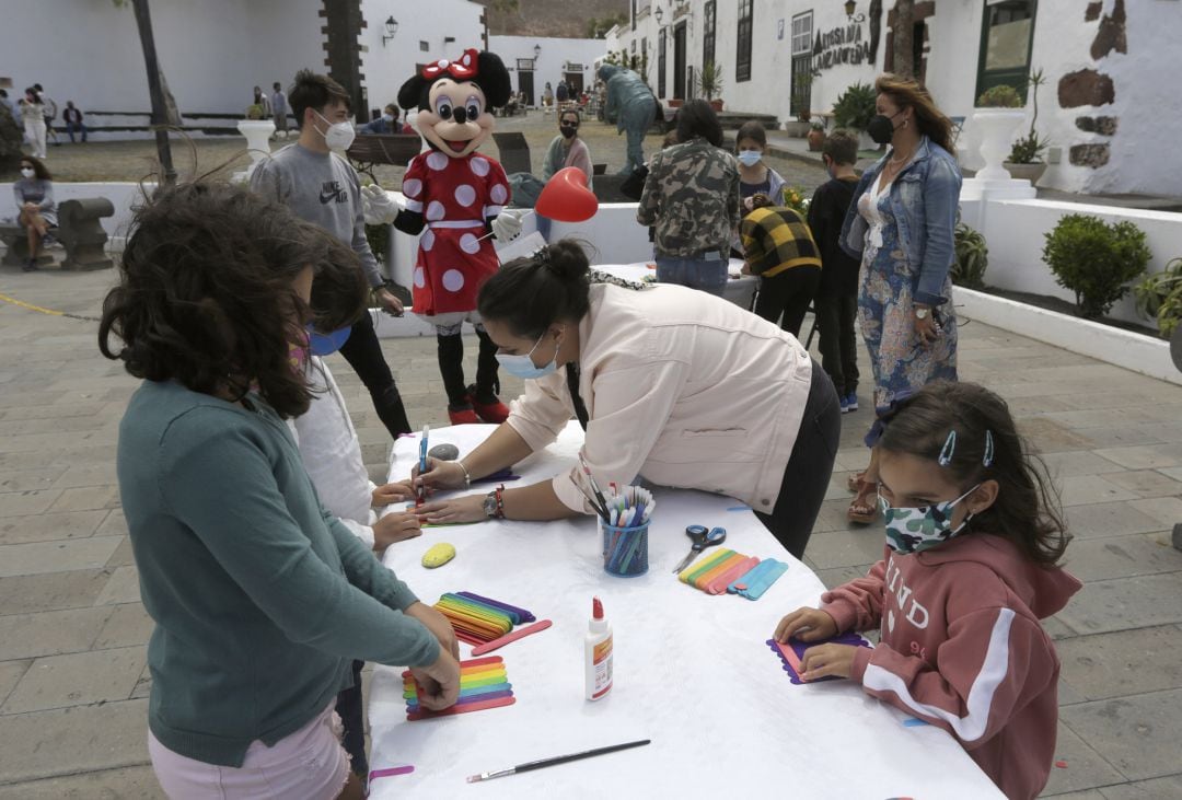 Talleres en la Villa de Teguise.
