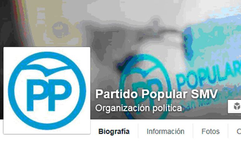 Perfil de Facebook del PP en San Martín de la Vega