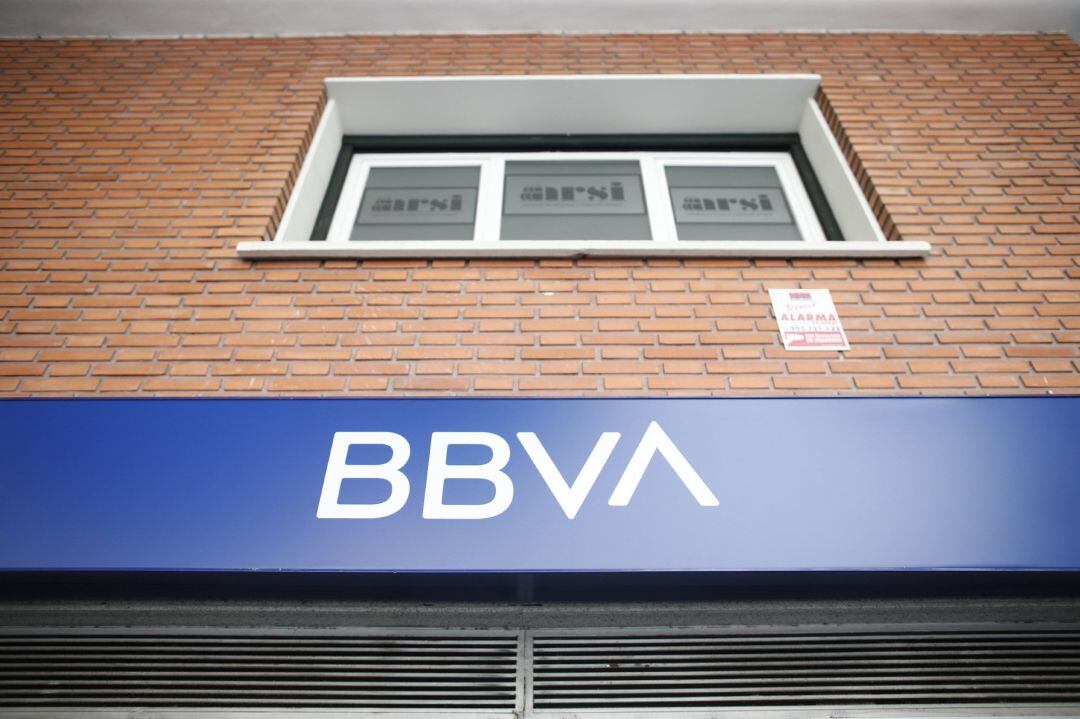 Oficina del BBVA en Madrid.