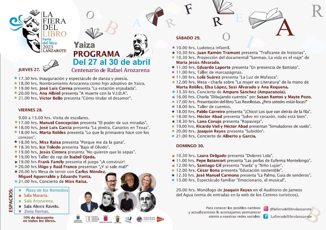 Programa completo de la feria.