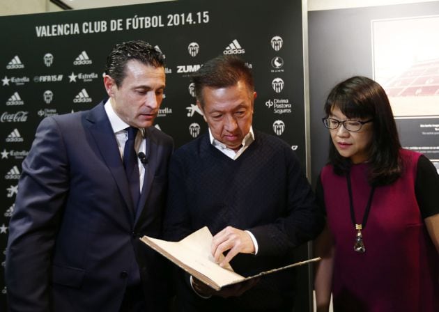 Amadeo Salvo, Peter Lim y Layhoon.