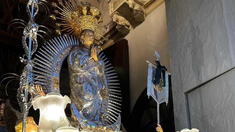 Imagen de la Purissima, patrona de Ontinyent