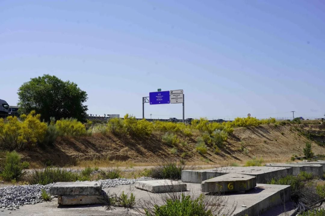 Situación de las obras abandonadas del tren a Navalcarnero