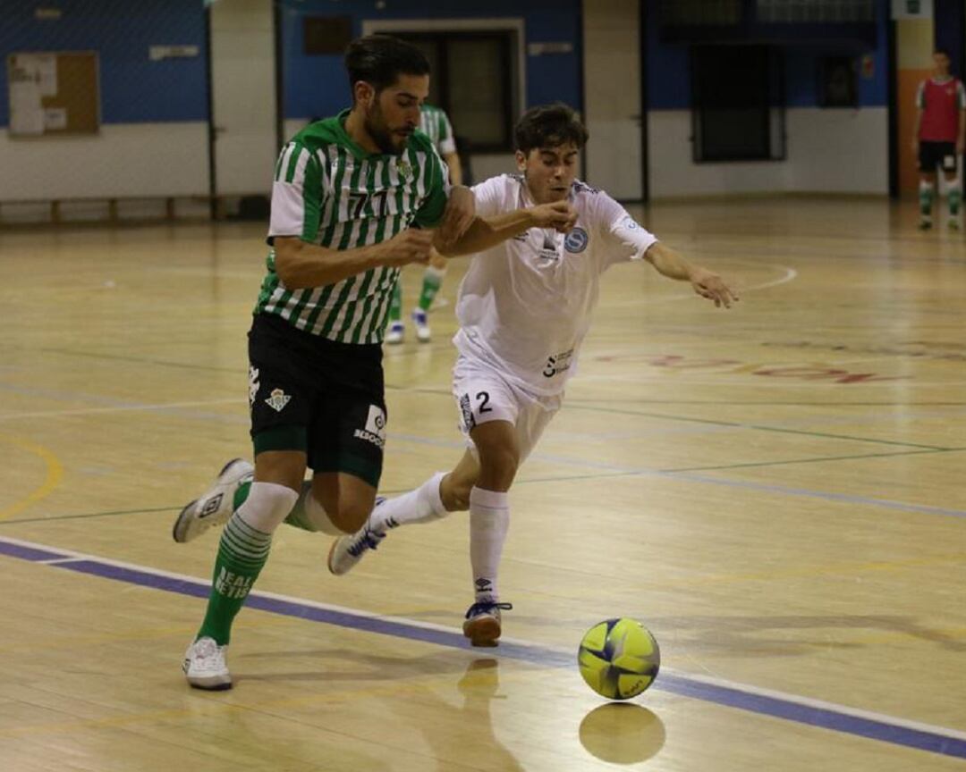 Imagen del partido de la primera vuetla disputado entre el Betis y el Santiago Futsal