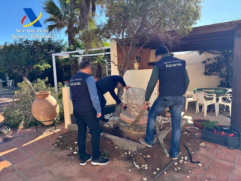 Recuperadas varias piezas expoliadas del Monasterio de San Ginés de la Jara que estaban en casas particulares