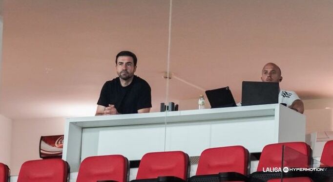 Gabi vio el partido en una cabina al estar sancionado