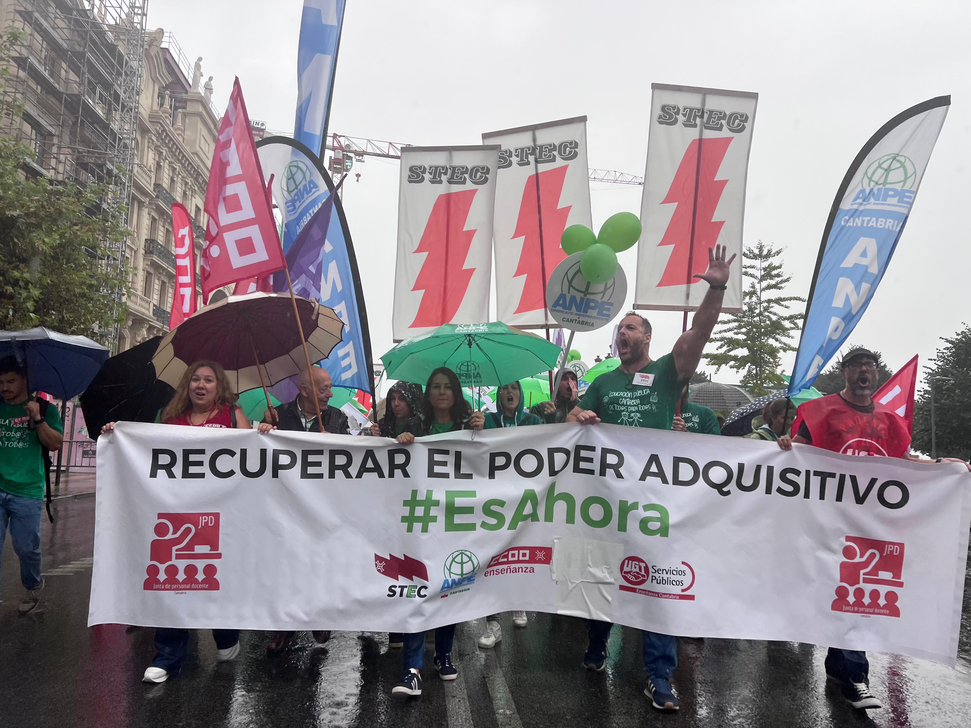 La Junta de Personal Docente lidera la manifestación docente con la huelga el día de la vuelta al cole