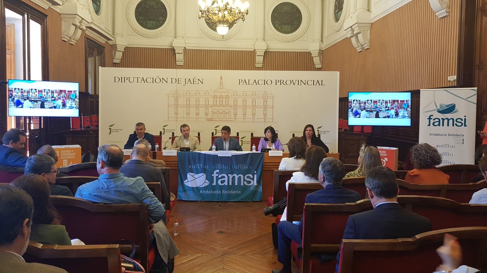 Asamblea del Fondo Andaluz de Municipios por la Solidaridad Internacional en la Diputación de Jaén