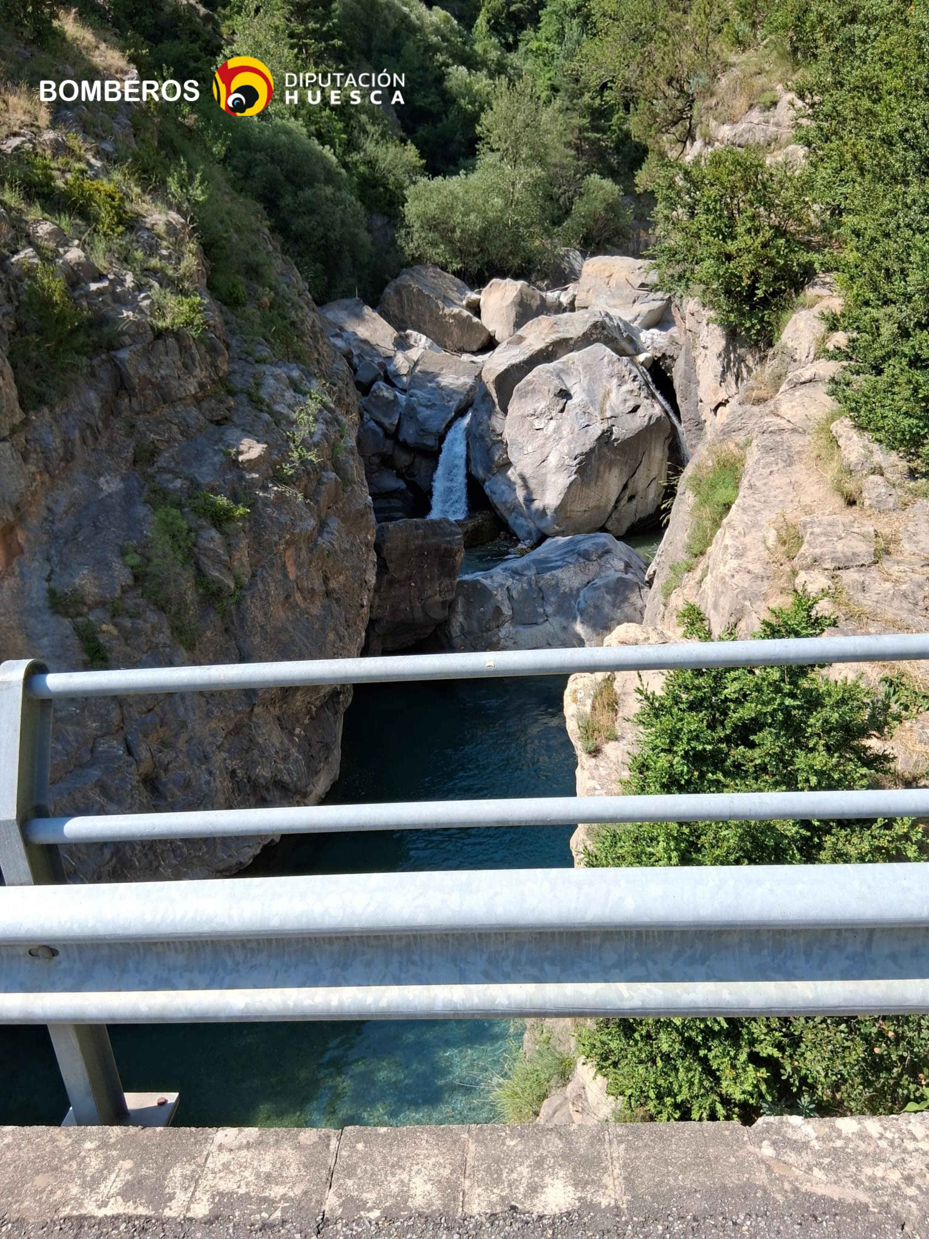 Lugar del suceso en el Cinca