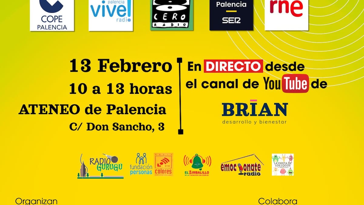 El Maratón de Radio Inclusivo celebra diez años dando voz a las radios locales de Palencia