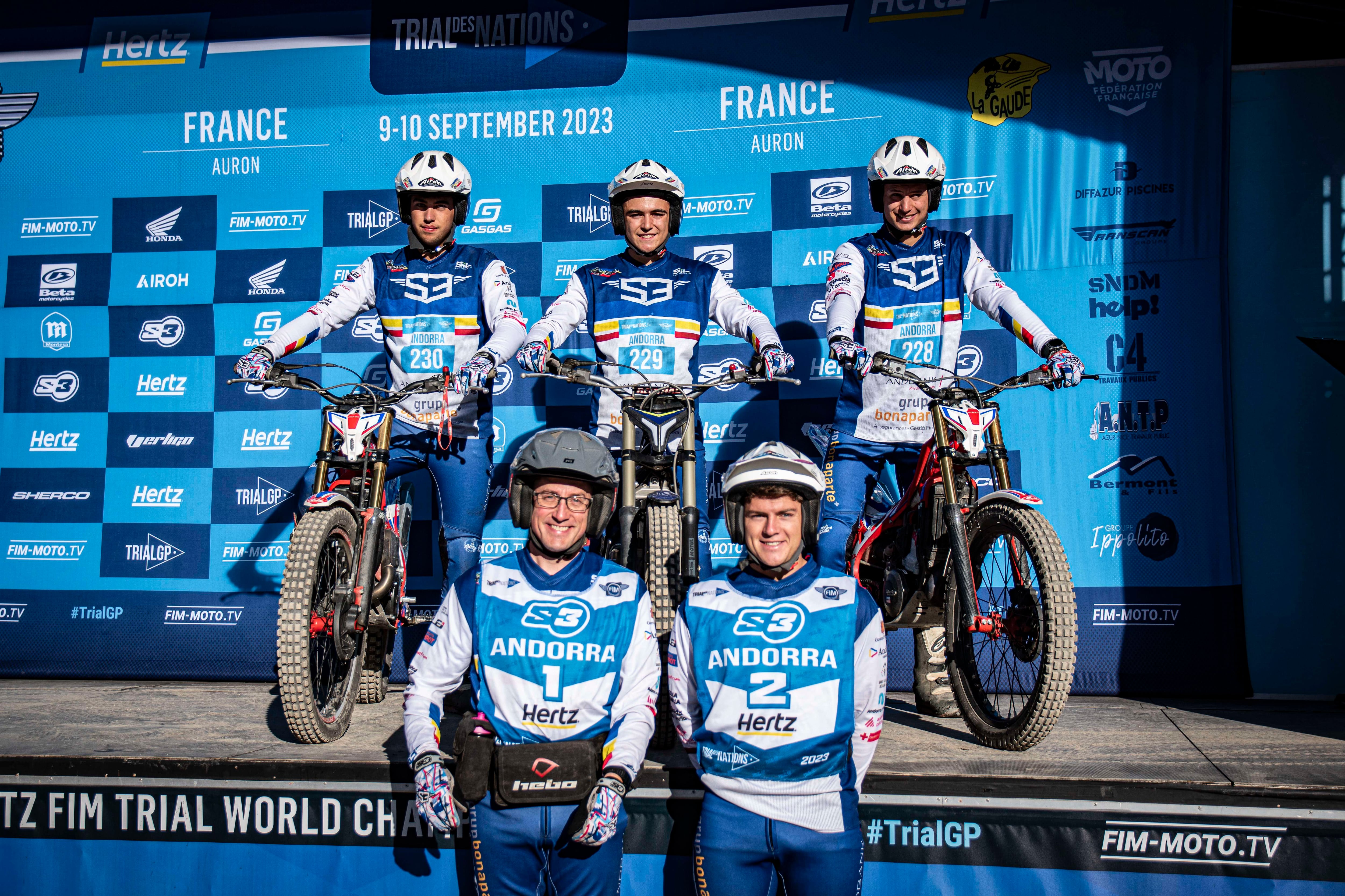 Els pilots andorrans al TDN 2023.