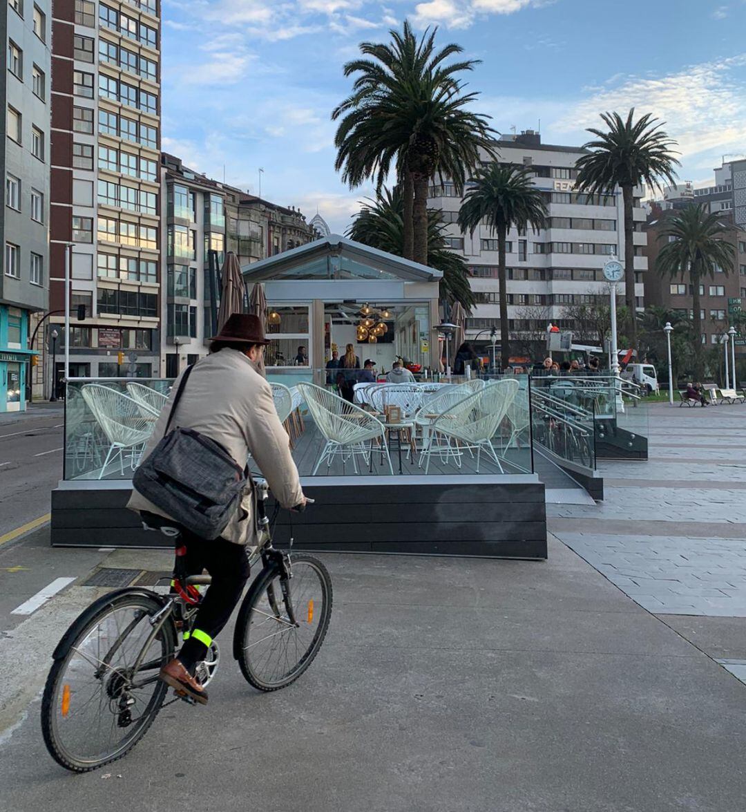 Carril bici en el que comenzarán las obras.