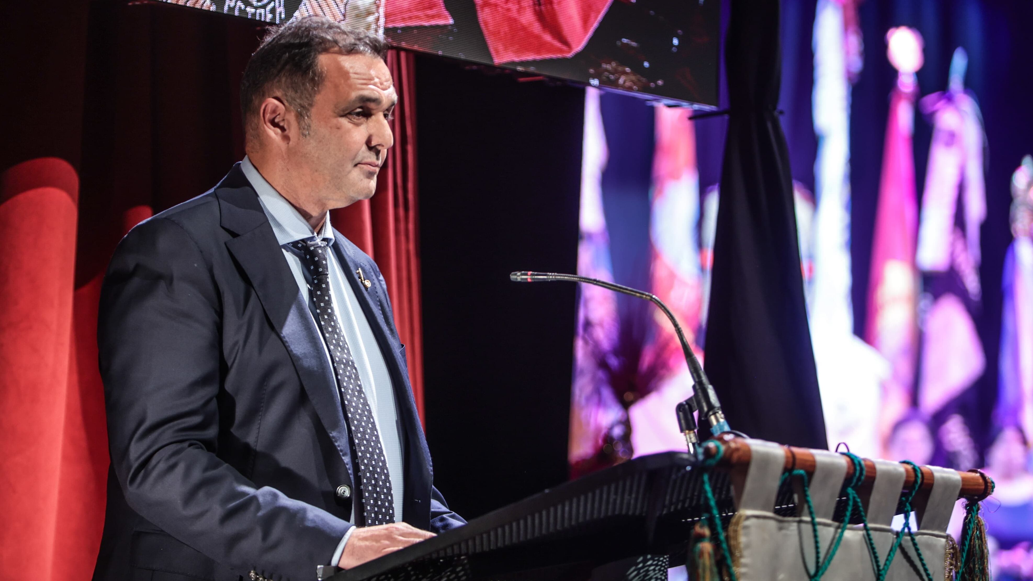 Javier Torá pregonó anoche las fiestas de Moros y Cristianos