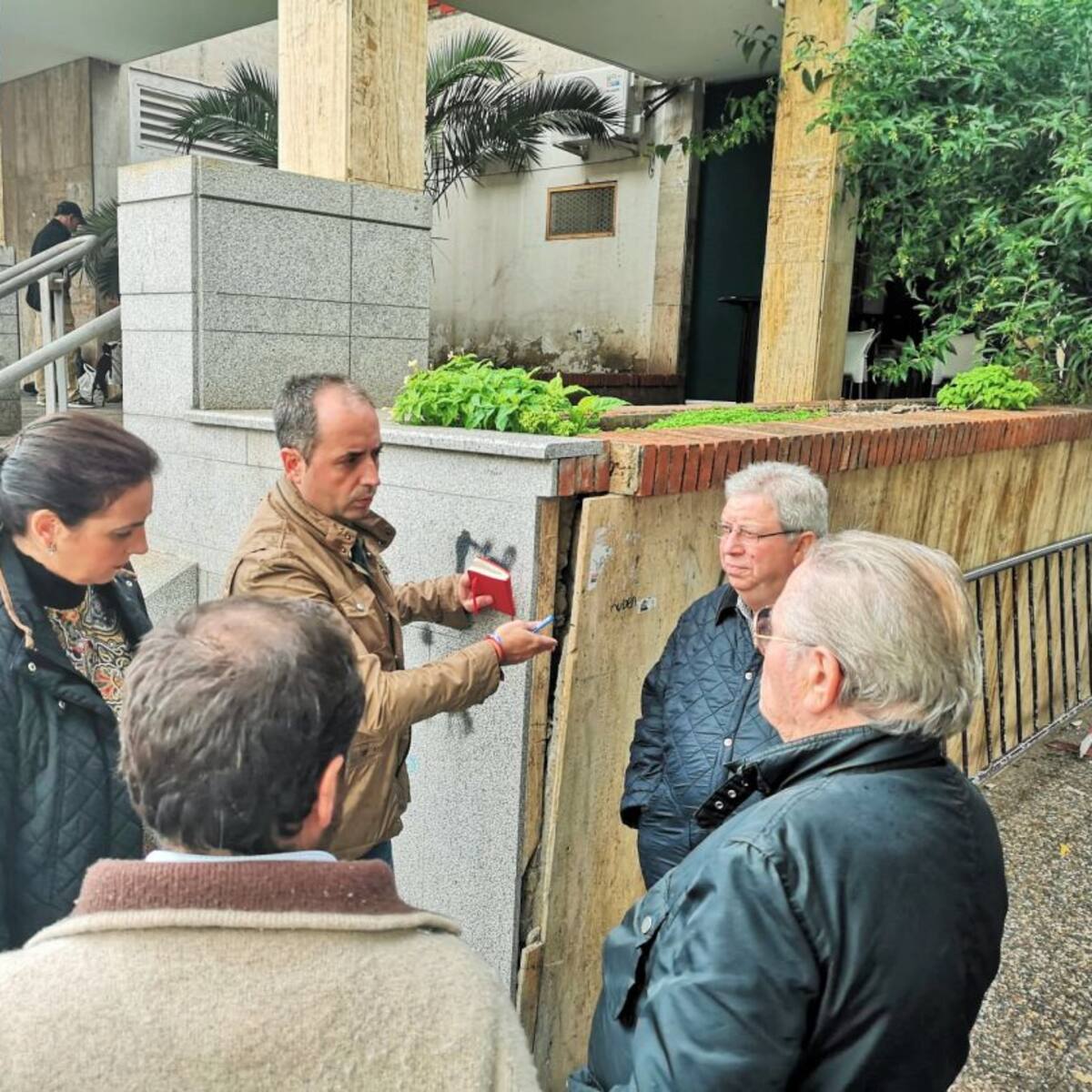 El PP afirma que el arreglo del muro de Diego Fernández Herrera llega "tarde"