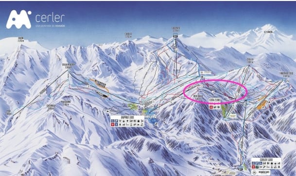 Zona de Sarrau desde el Molino