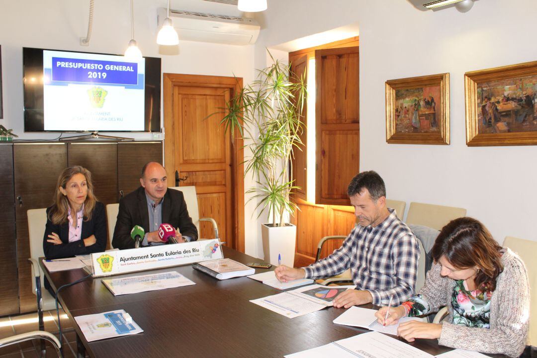 Presentación de los presupuestos de Santa Eulària