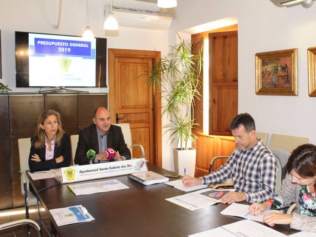 Presentación de los presupuestos de Santa Eulària