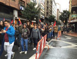 Los alumnos protagonizaron una protesta