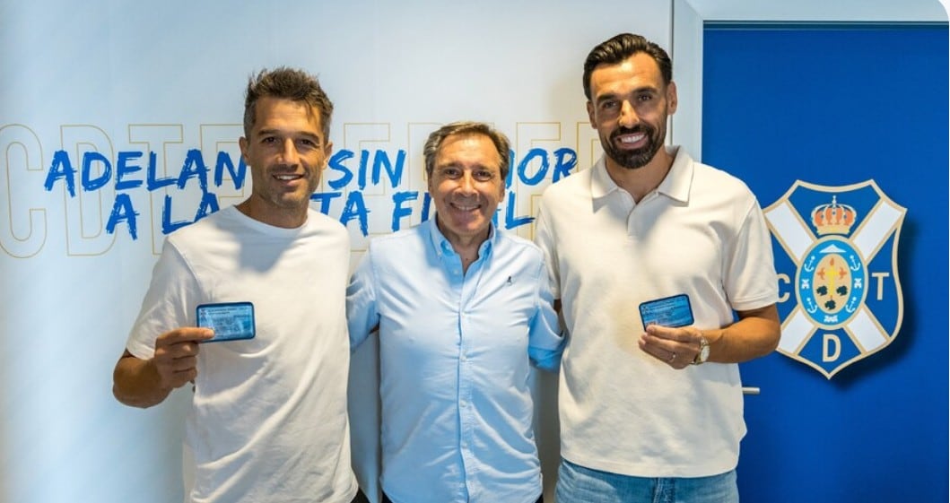 Aitor y Enric lideran al CD Tenerife 25-26 con el claro objetivo de regresar al fútbol profesional.