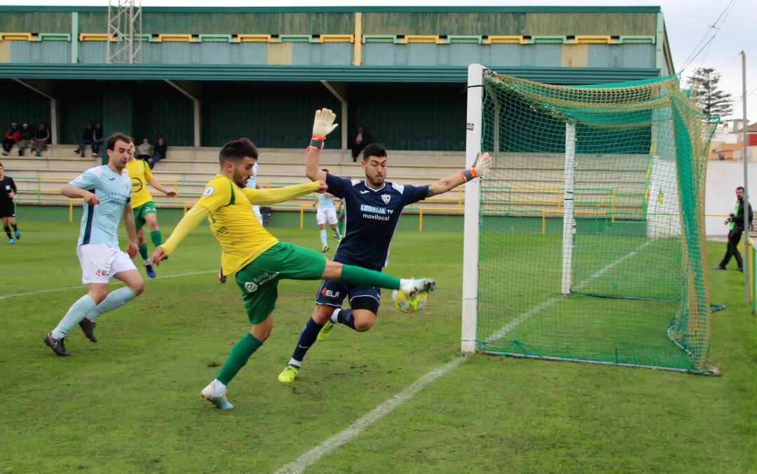 Un momento de un partido.