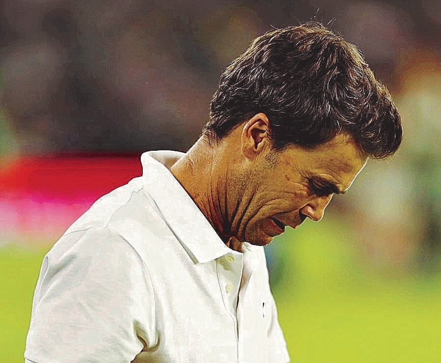 Rubi en el Benito Villamarín.