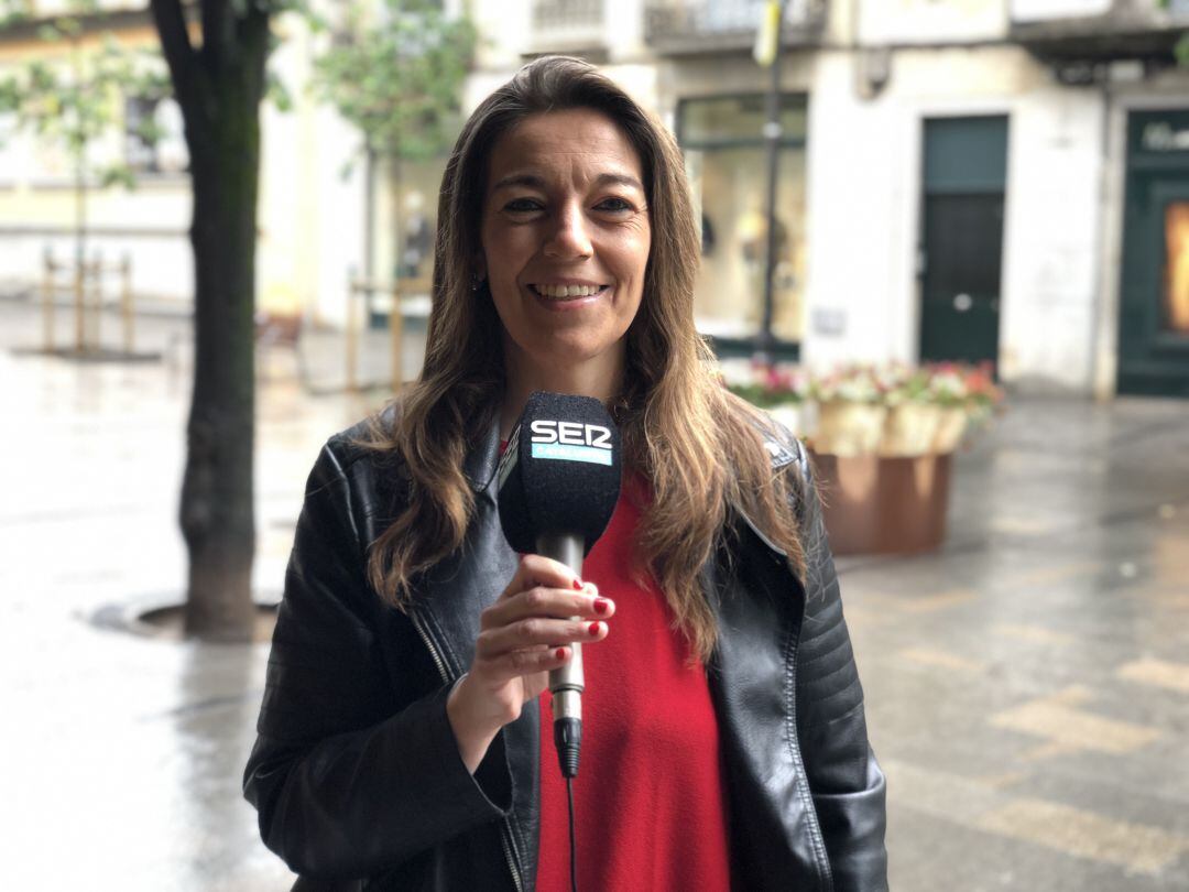 La cap de llista del PP, Concepció Veray, durant l'entrevista