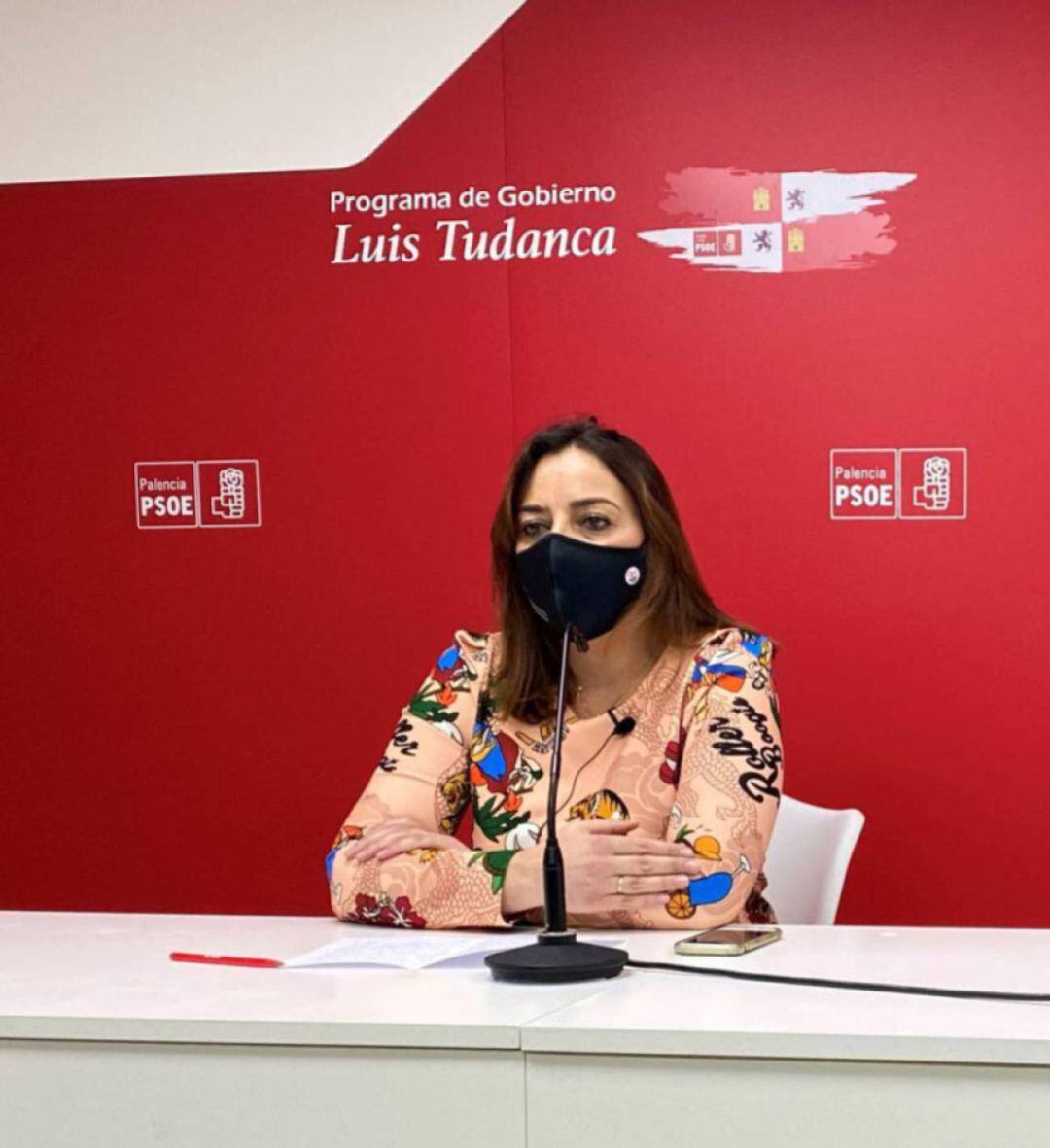 Miriam Andrés, portavoz socialista en el Ayuntamiento de Palencia