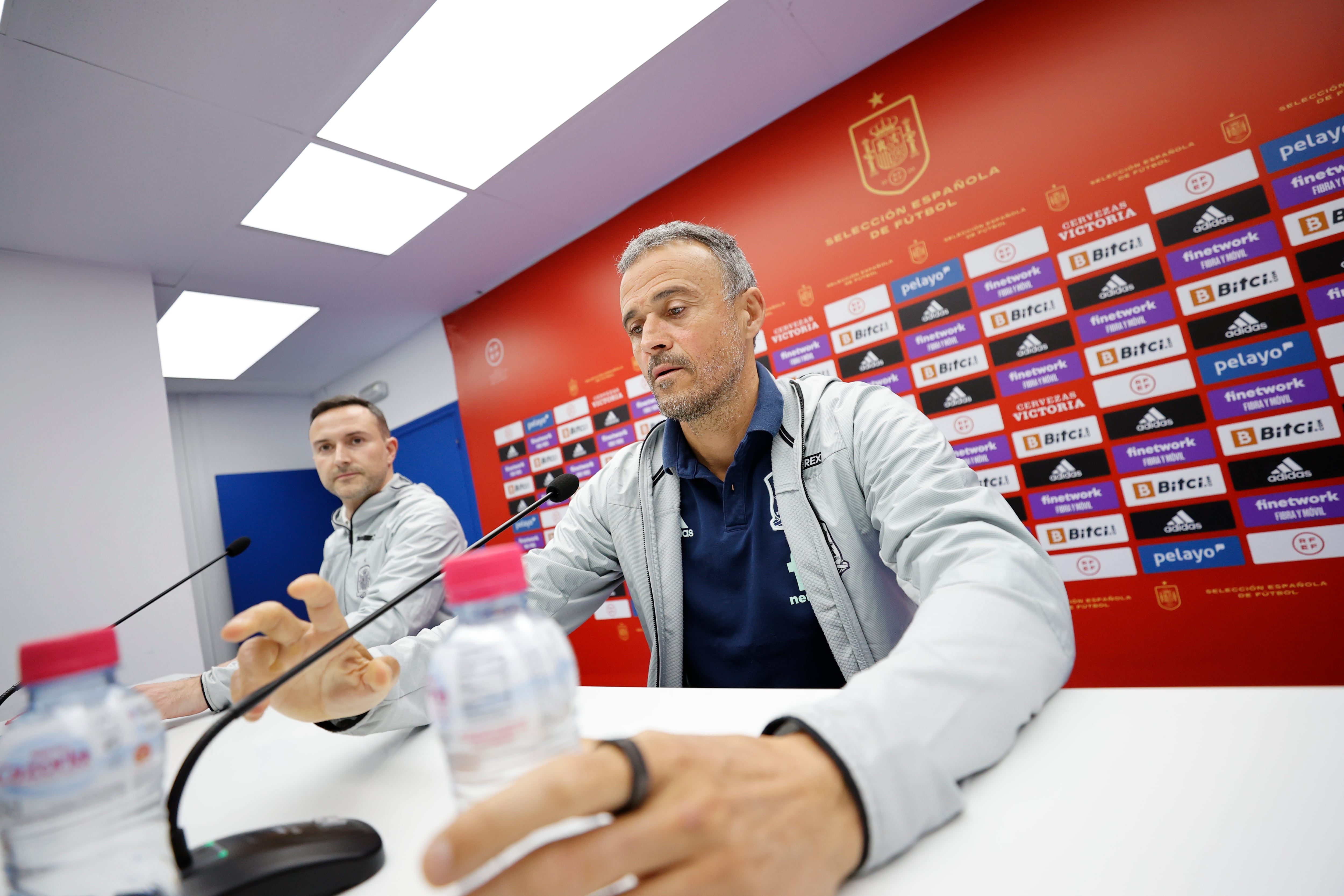 Luis Enrique ofrece una rueda de prensa previa al partido amistoso frente a Islandia