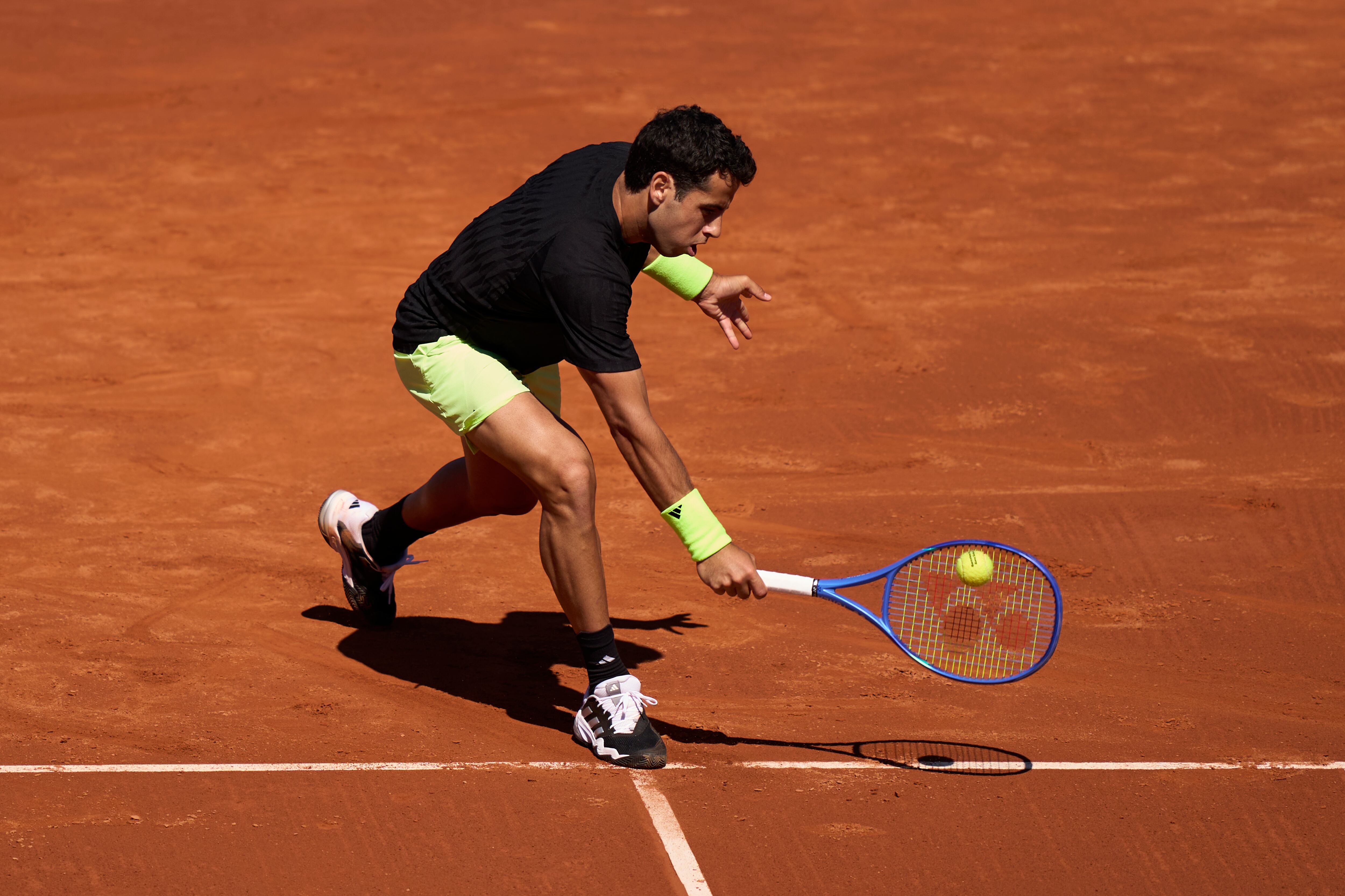 Jaume Munar, en su partido ante Khachanov en el Conde de Godó