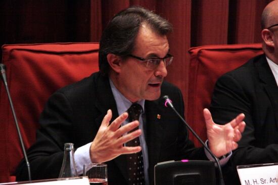 Artur Mas en compareixença a la diputació permanent -ACN-
