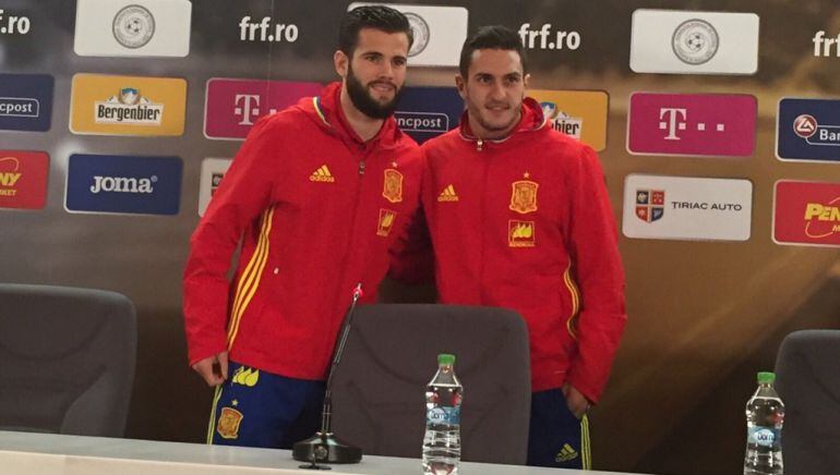 Nacho y Koke, en rueda de prensa