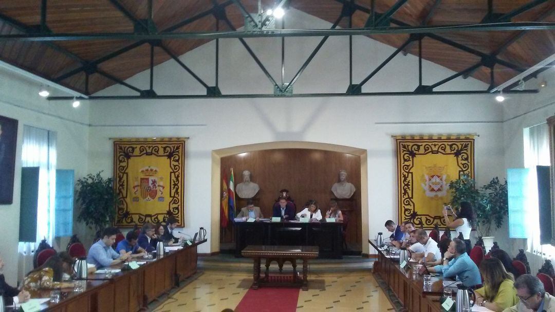 Pleno en el Ayuntamiento de Linares.