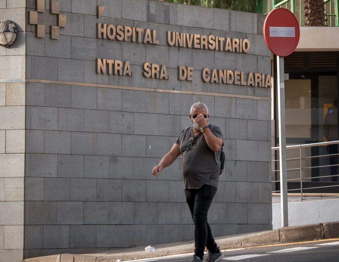 Fachada del Hospital Universitario Nuestra Señora de La Candelaria, en Santa Cruz de Tenerife