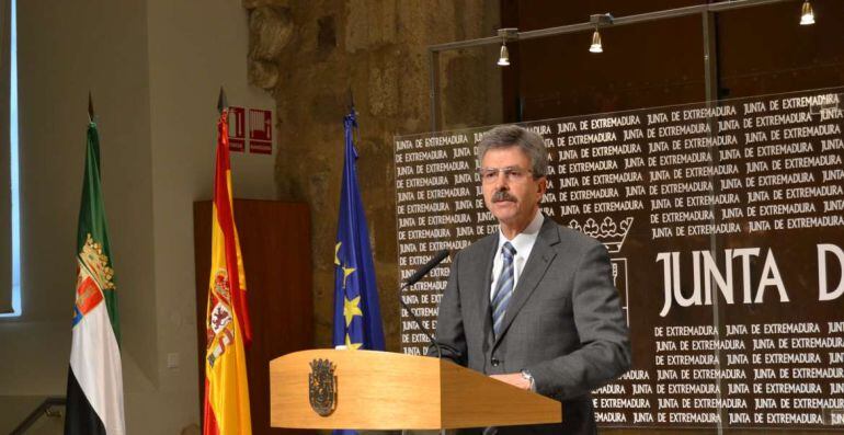 El consejero, durante su comaprecencia en Presidencia