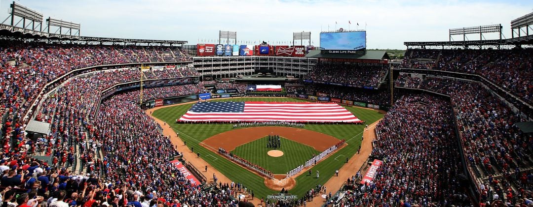 El Globe Life Park, en el que se juega el Chivas-Atlético