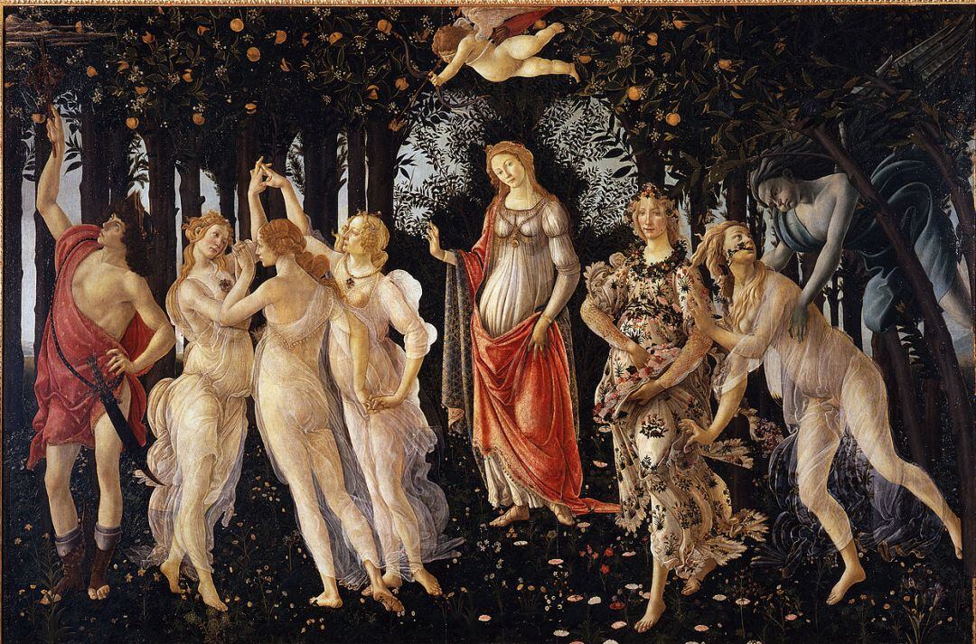 La primavera, de Sandro Boticelli.