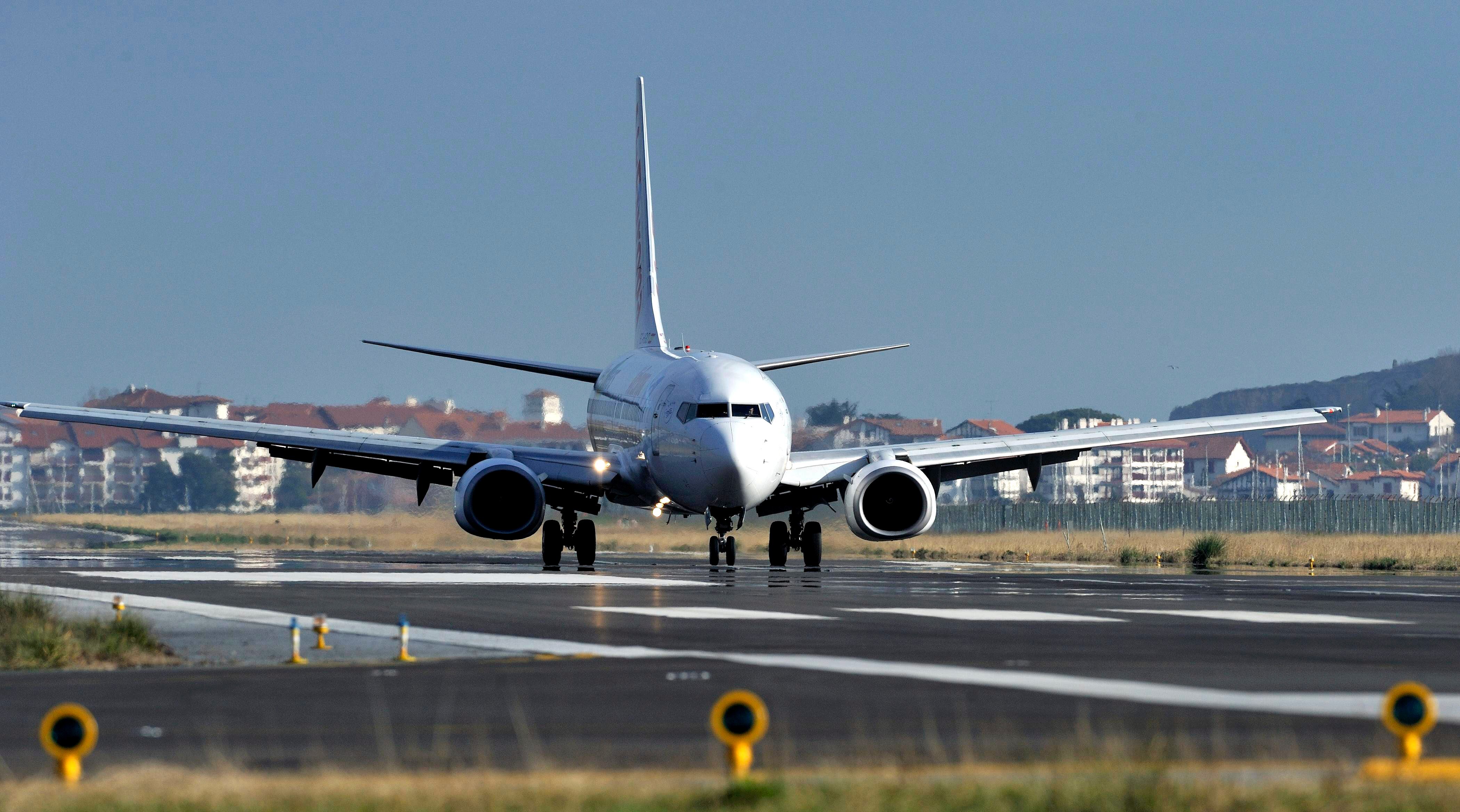 Imagen del aeropuerto de Hondarribia