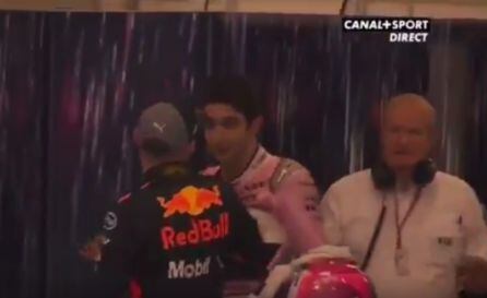 Verstappen empuja a Ocon en el pesaje