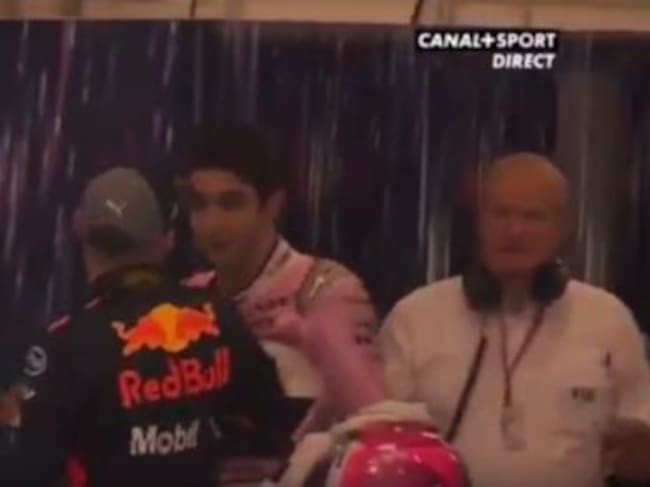 Verstappen empuja a Ocon en el pesaje